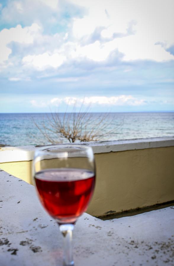 Pelagion II Sea Coral - Beachfront Holiday Home Kypseli Esterno foto