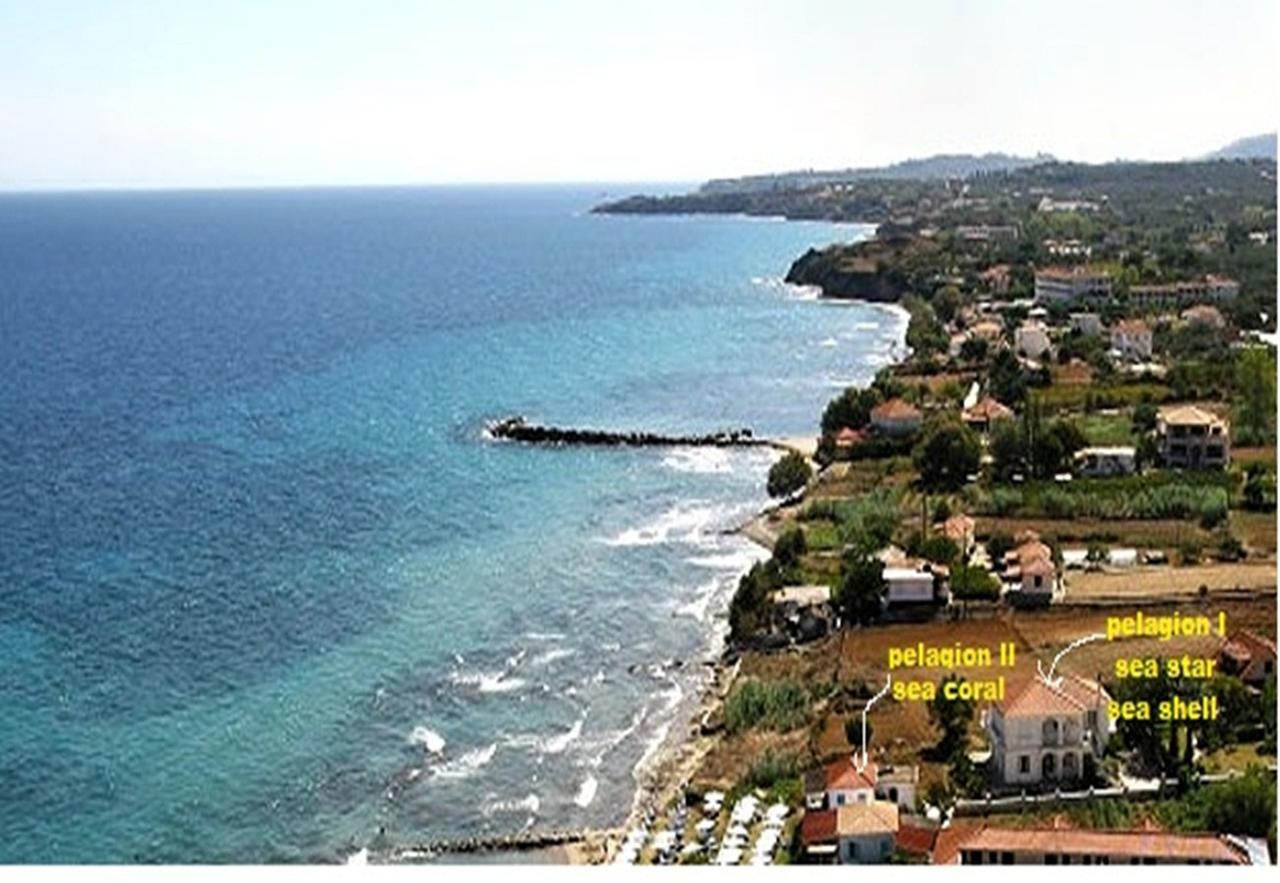 Pelagion II Sea Coral - Beachfront Holiday Home Kypseli Esterno foto